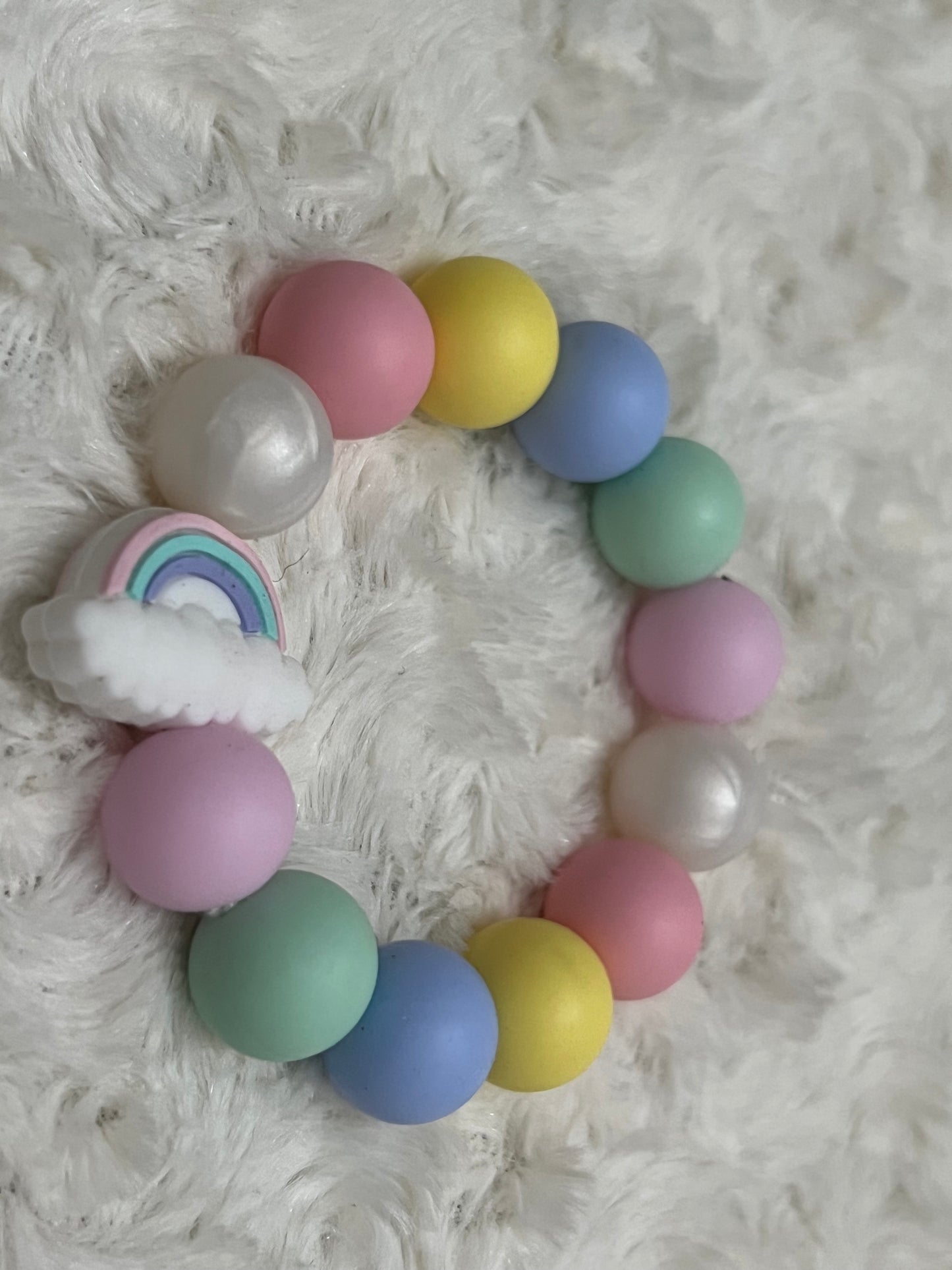 Teether Bracelet & toy wood with silicon